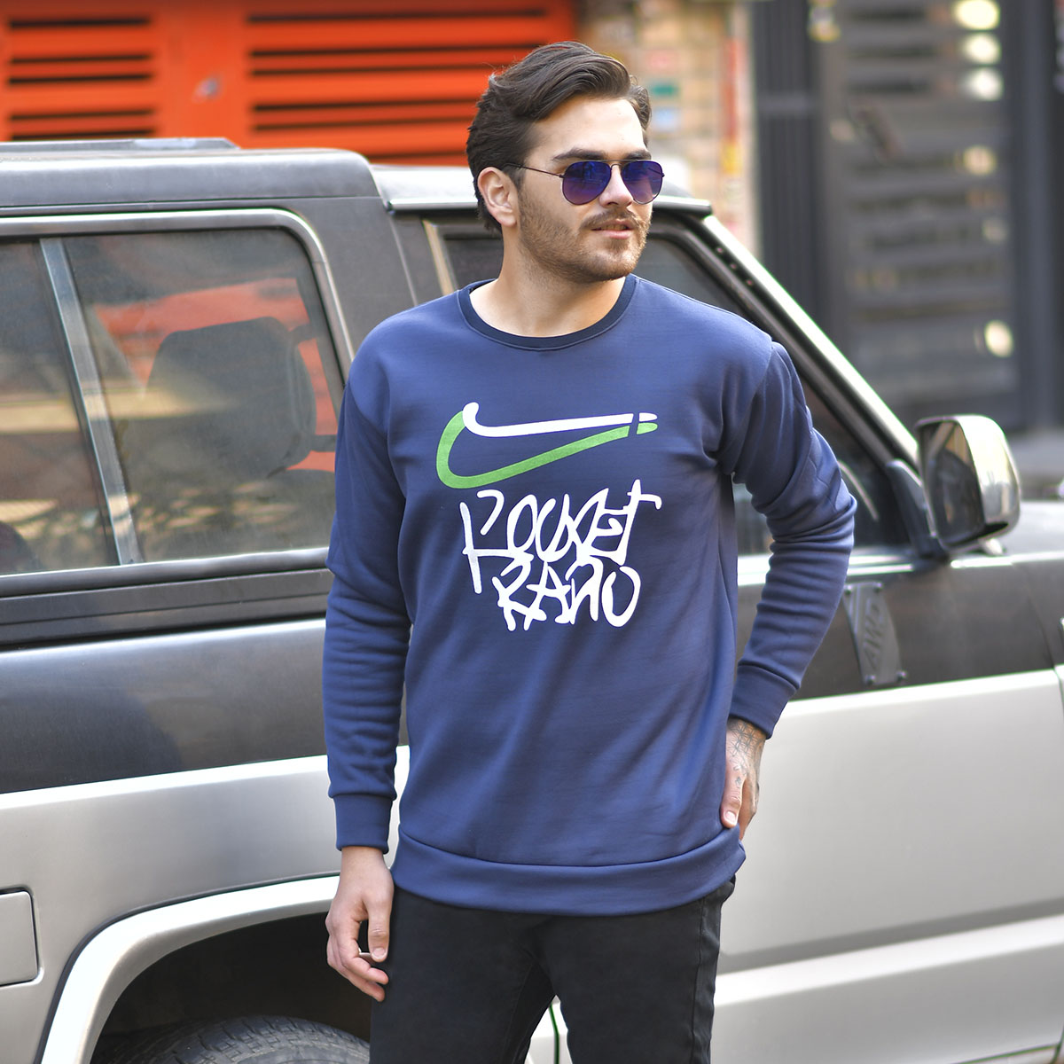 پلیور تو کرکی مردانه مدلRARO