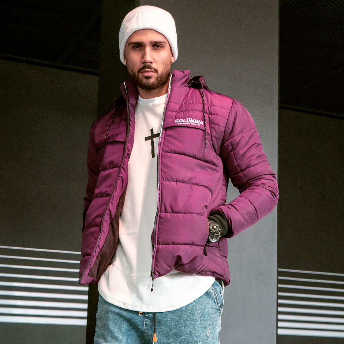 کاپشن مردانه مدل Hamin