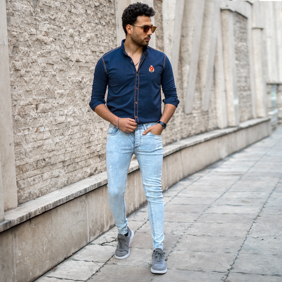 پیراهن مردانه لی مدل Anish