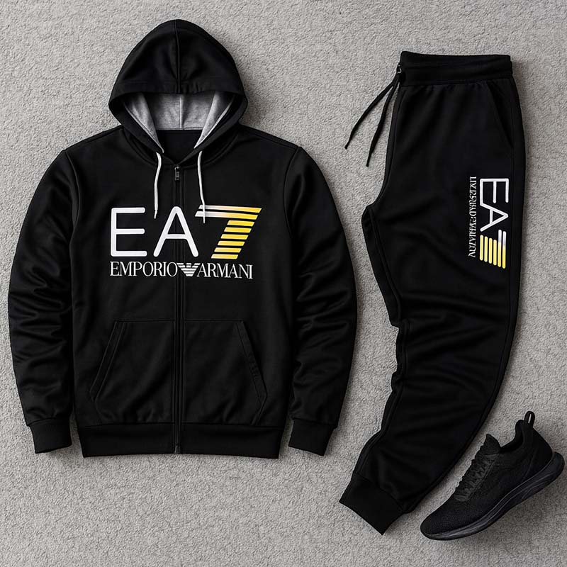 ست هودی شوار EA7 مردانه مدل Dalka