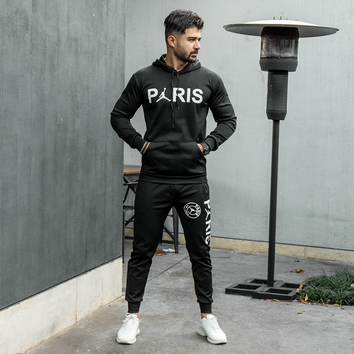 ست هودی شلوار Parisمردانه مدل edin