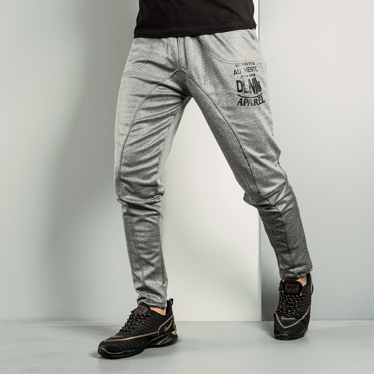 شلوار اسلش مردانه(T) طوسی مدل 2340