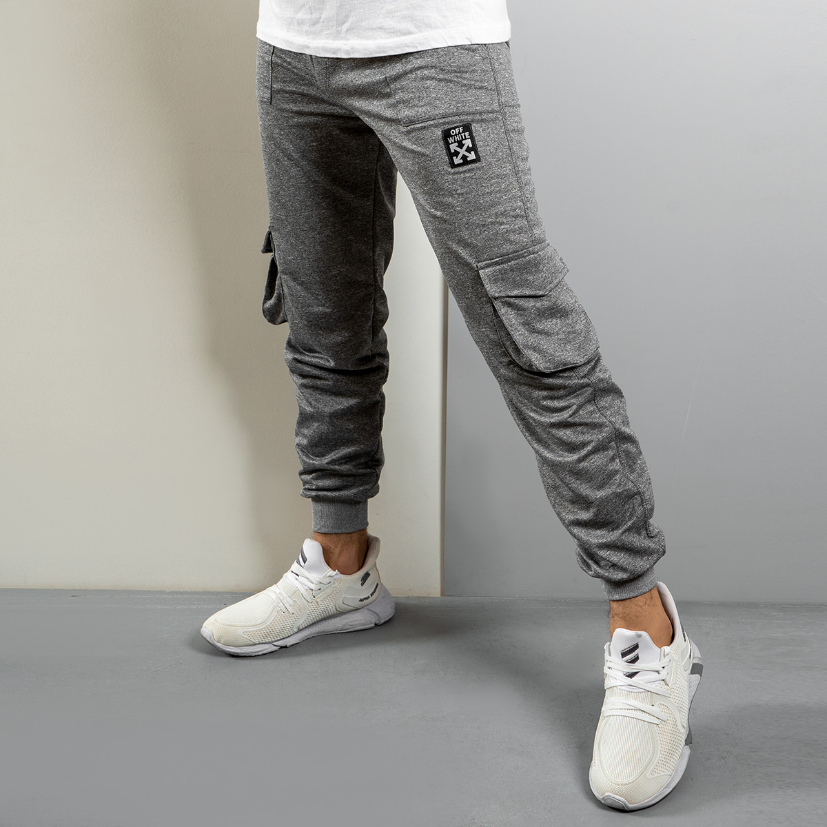 شلوار اسلش طوسی (T) مردانه مدلPSR