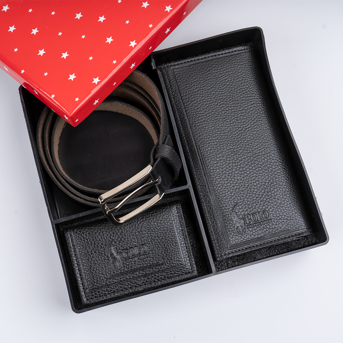 ست کیف و کمربند مشکی مدل M101