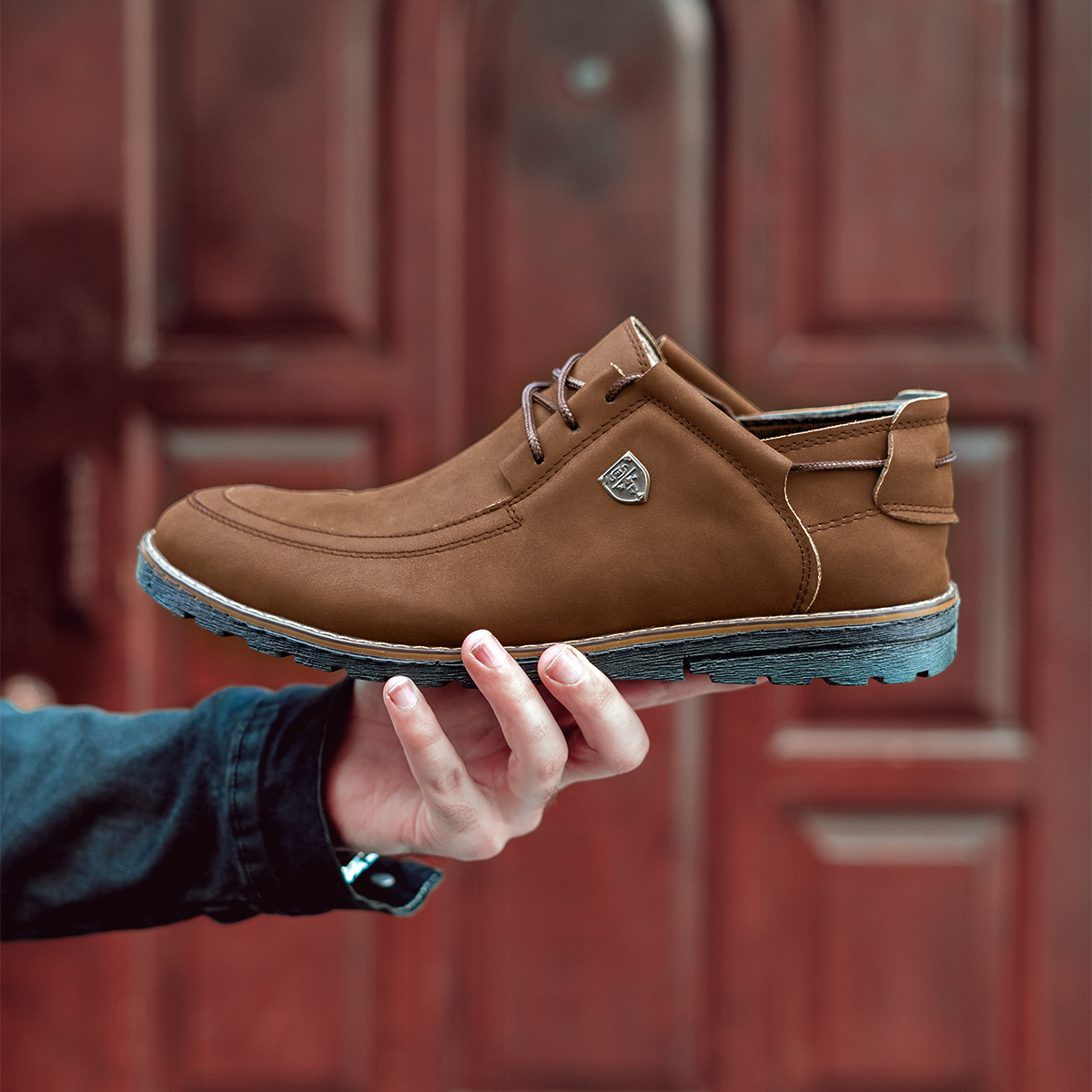 کفش قهوه ای مردانه مدل Yamin