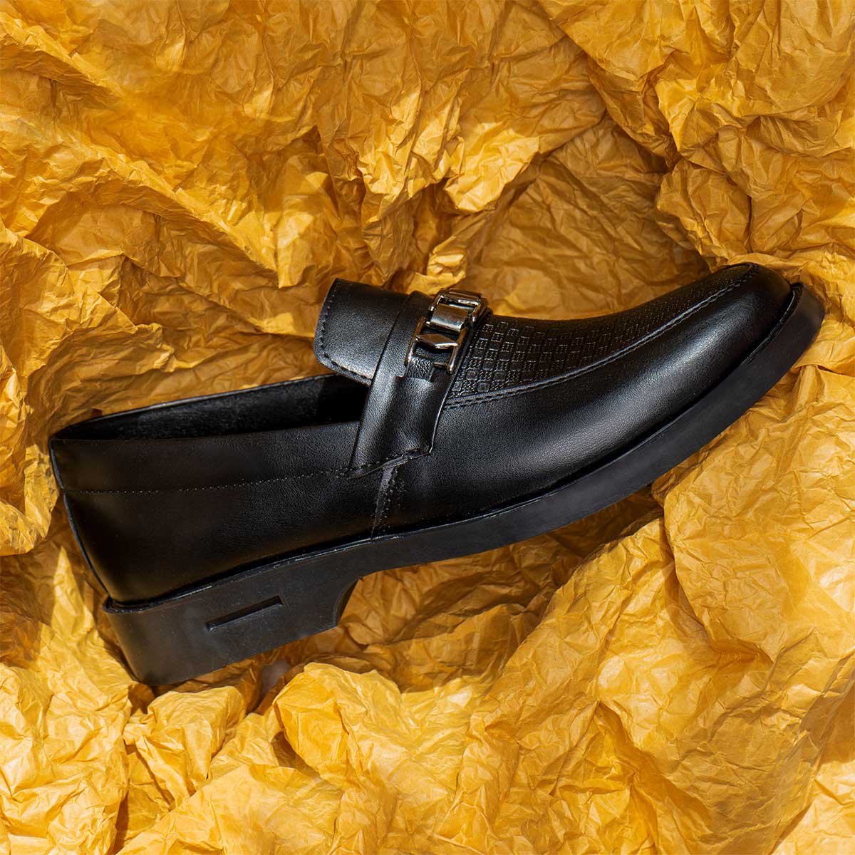 کفش کالج مردانه مشکی مدل sorena