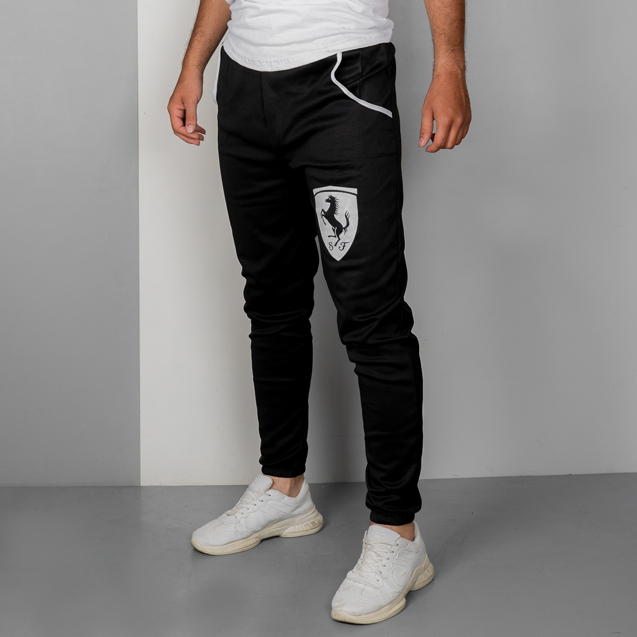 شلوار اسلش مردانه (T) فراری سفید مدل F30