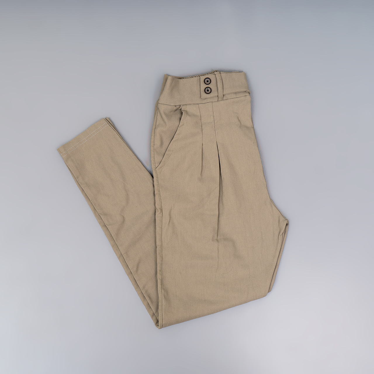 شلوار کرم دو دکمه مردانه مدل X135