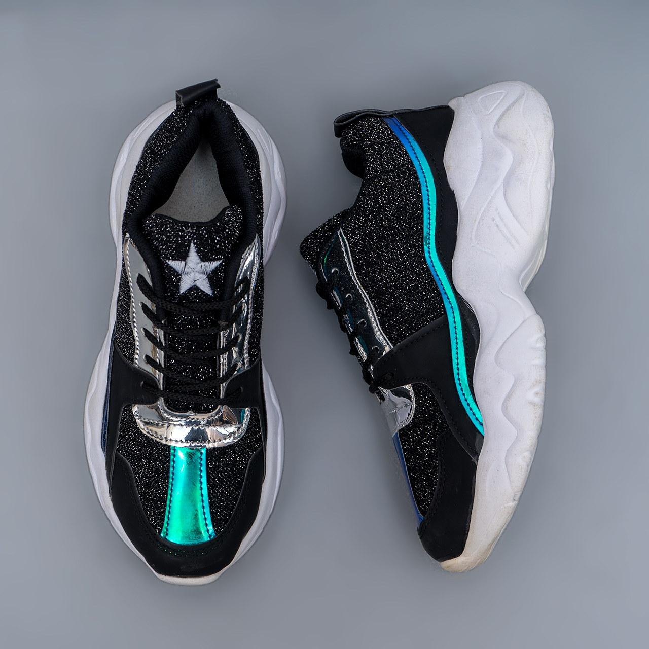 کفش ورزشی دخترانه مشکی مدل X243