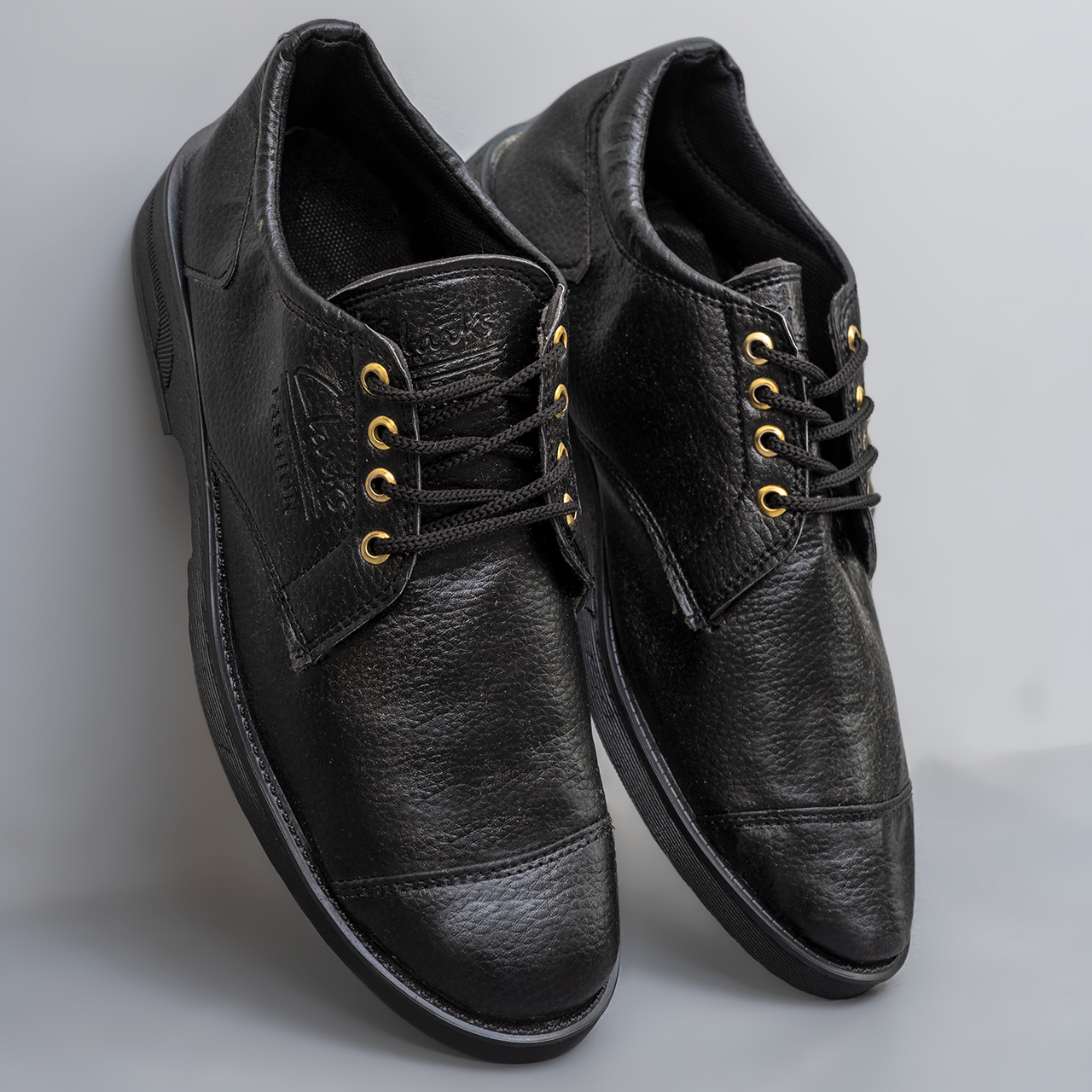 کفش تخت مشکی مردانه مدل X256