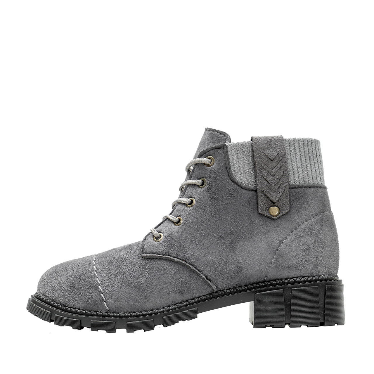 نیم بوت دخترانه طوسی مدل Nadia