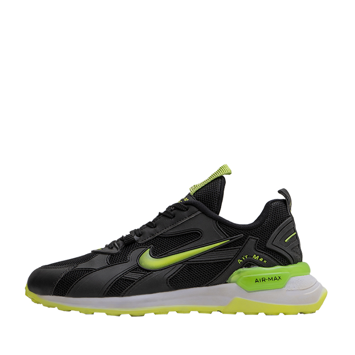 کفش ورزشی Air Max مشکی سبز مردانه مدل Rasin