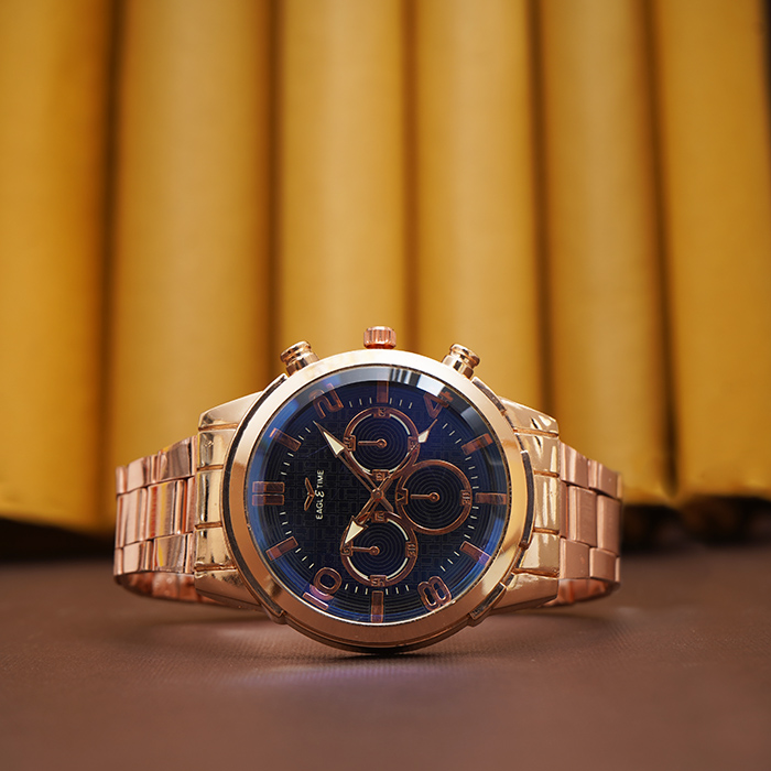 ساعت مچی رزگلد مردانه مدل EAGLETIME