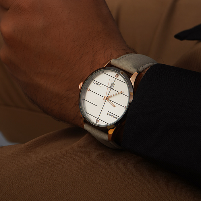 ساعت مچی طوسی empower مدل Quartz