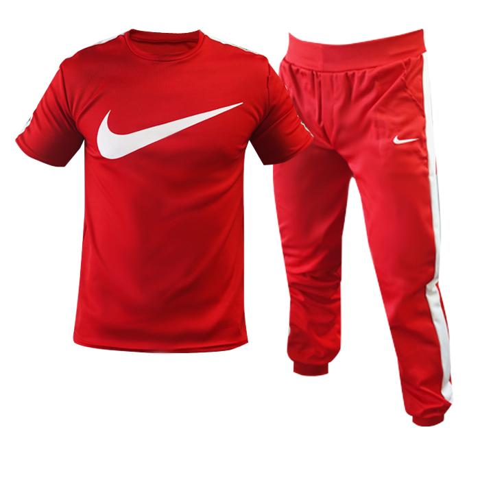 ست تیشرت شلوار قرمز مدل Radman