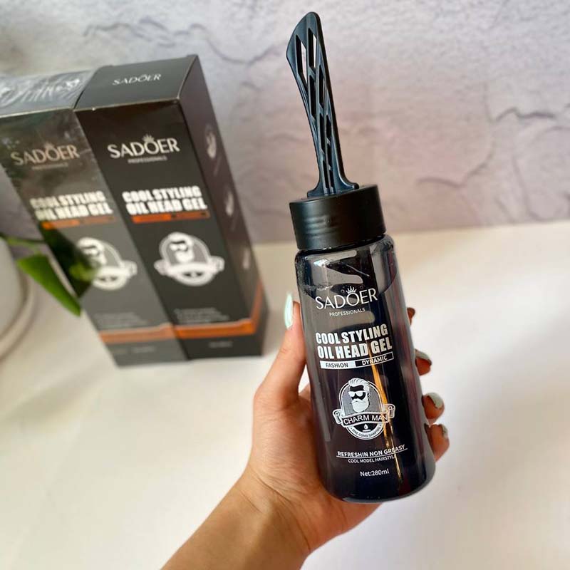 ژل حالت دهنده مو همراه با شانه