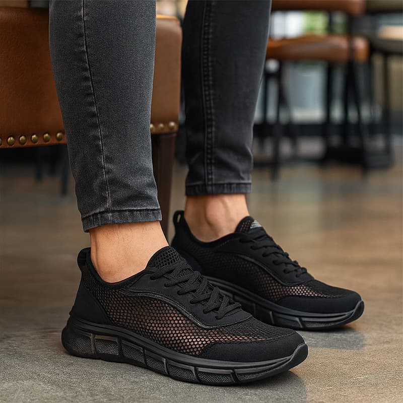 کفش ورزشی تابستانی مردانه آدیداس مشکی مدل Ador