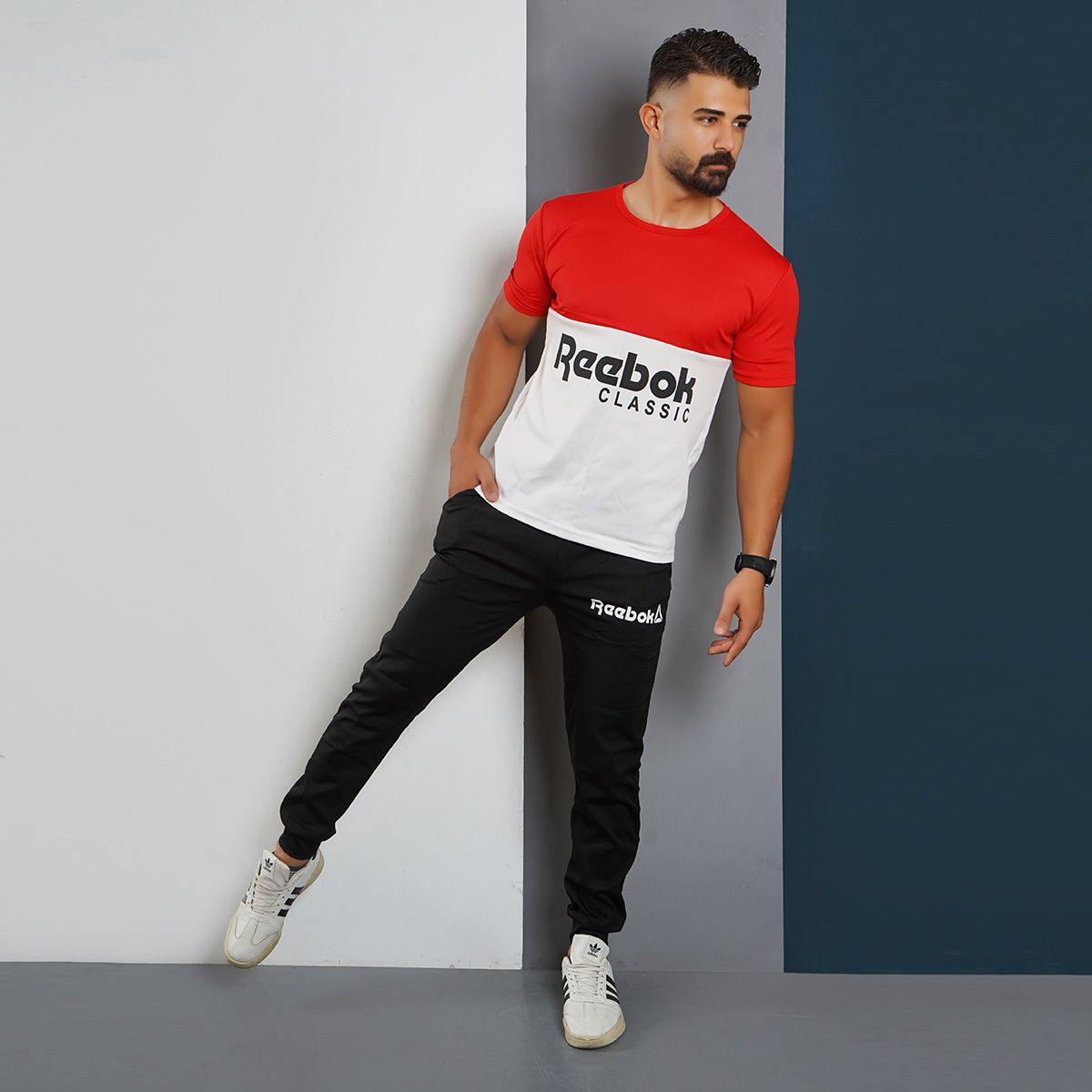 ست تیشرت شلوار Reebok مردانه مدل Nikol